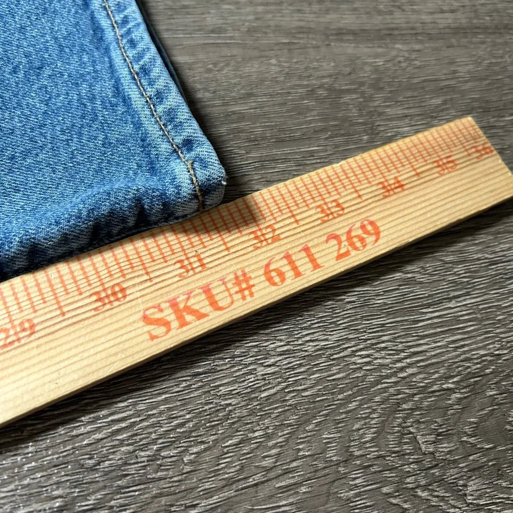 J Crew 250 Stretch Jeans 33x32 Blue Slim Tapered Leg Denim Pants